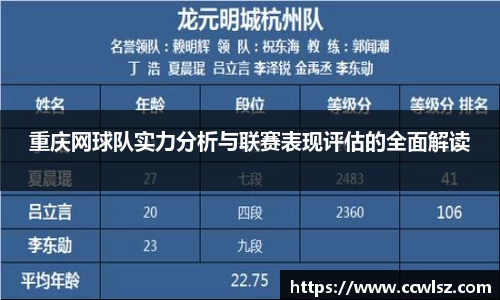 重庆网球队实力分析与联赛表现评估的全面解读